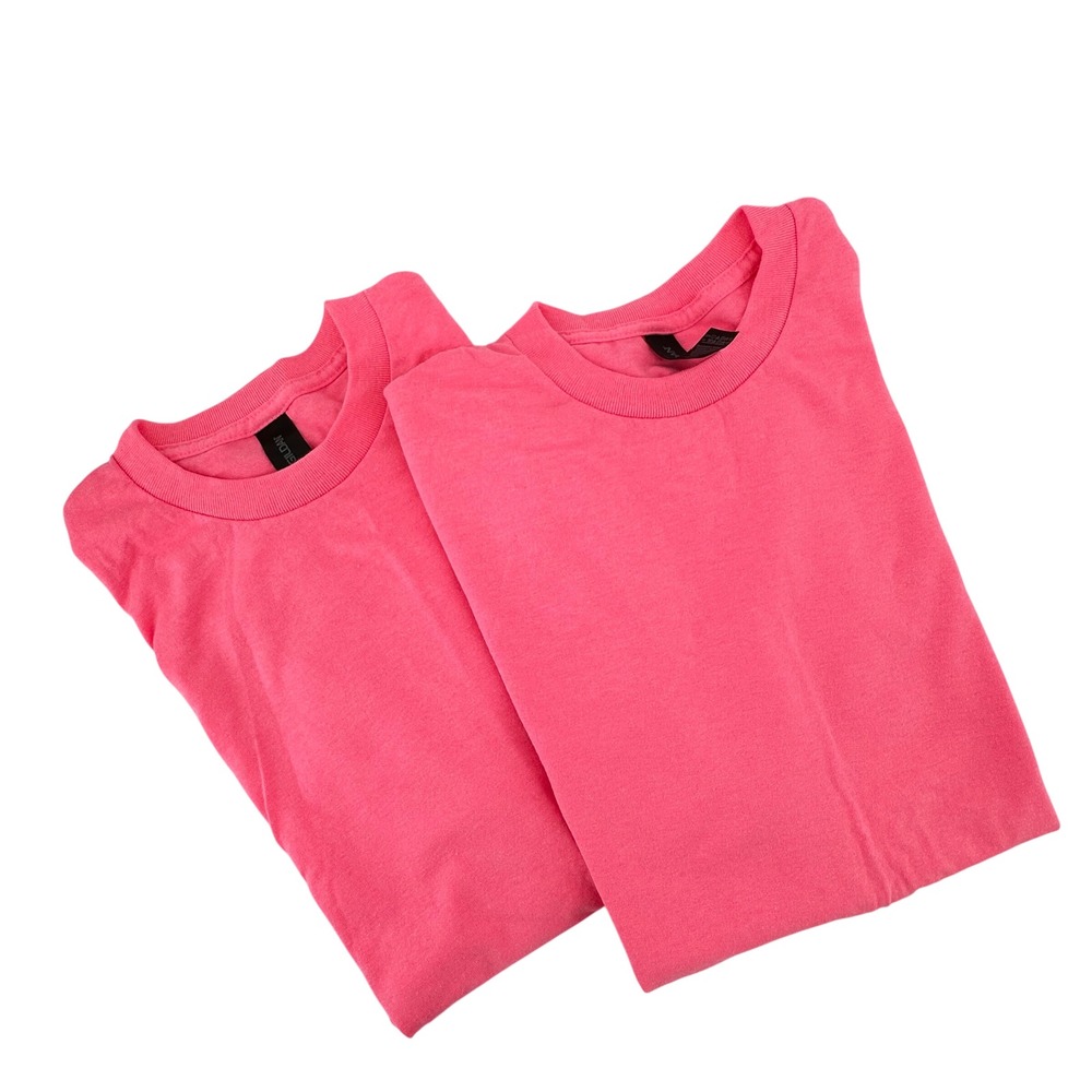 Gildan Ultra Cotton Pink‎ T Shirt Womens Size Medium M Soft Cotton